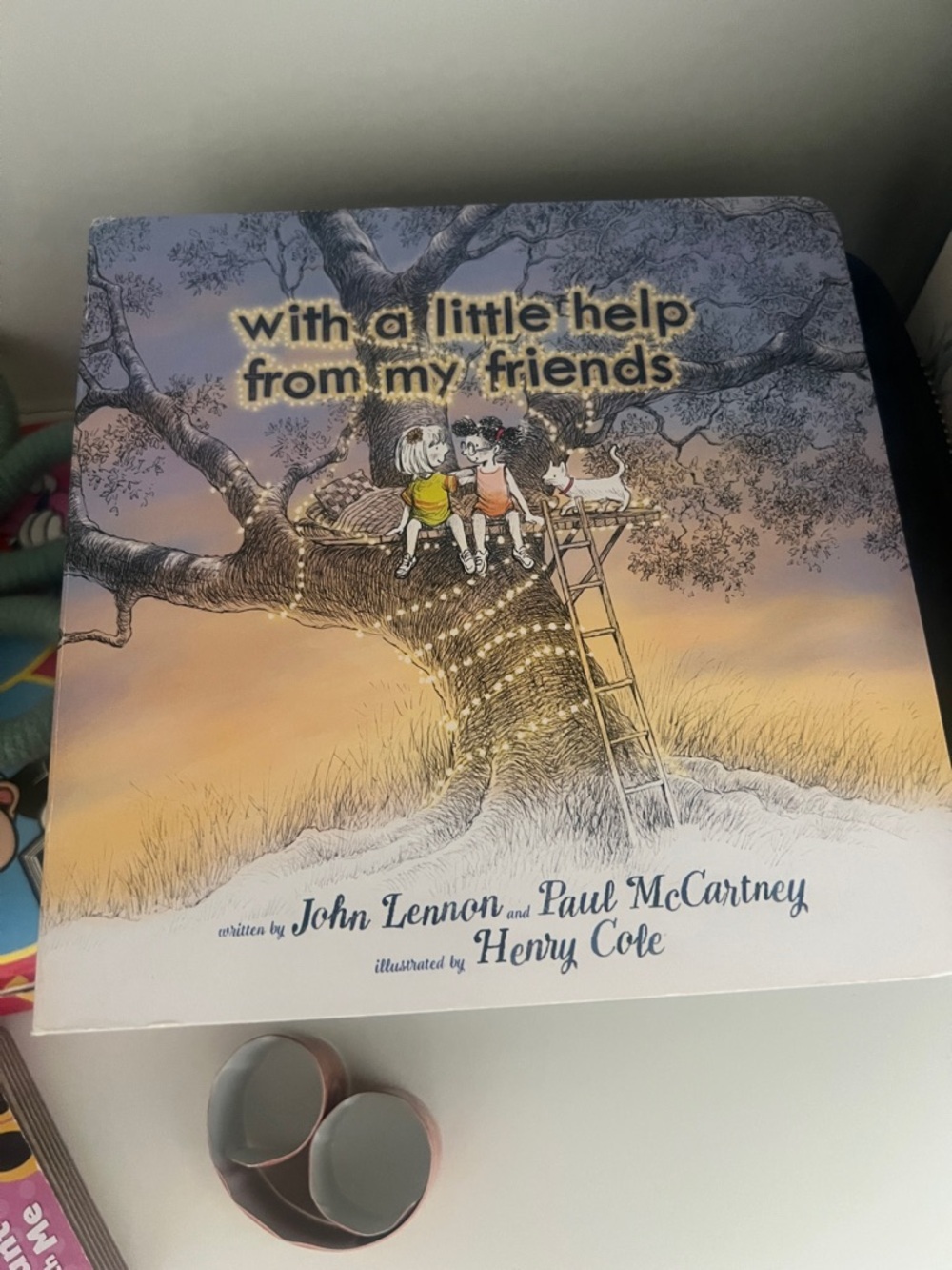 With a Little Help From My Friends Illustrated Children's Book board book